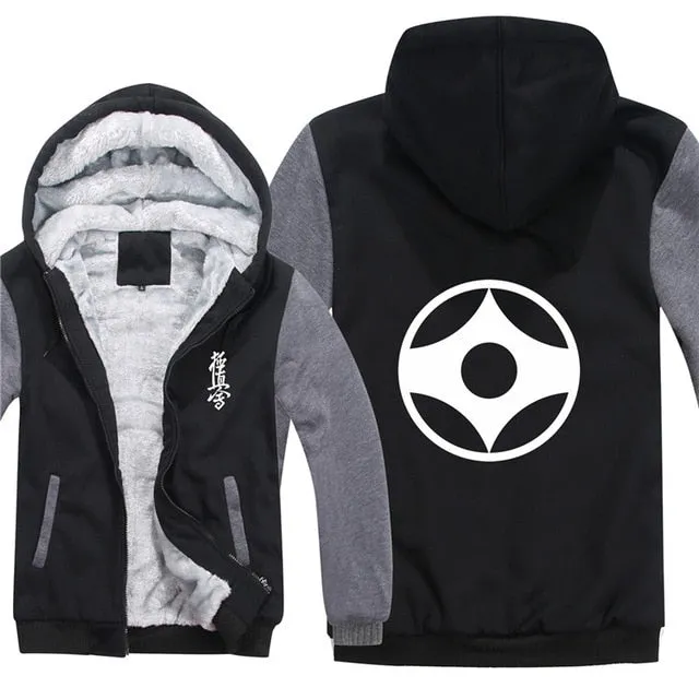Kyokushin Karate  Pullover  Men Coat  Sweatshirts Hoody bicolored