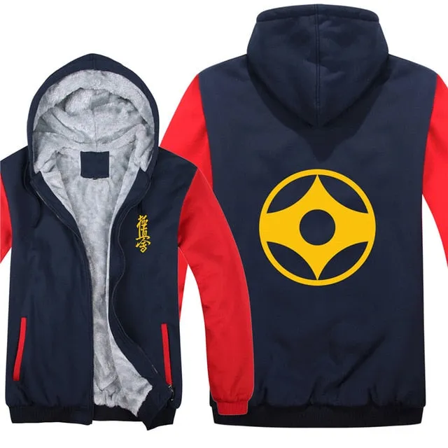 Kyokushin Karate  Pullover  Men Coat  Sweatshirts Hoody bicolored