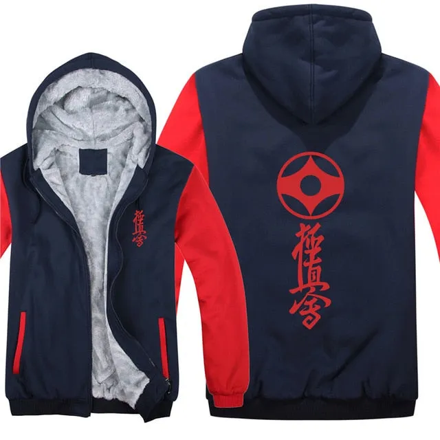 Kyokushin Karate  Pullover  Men Coat  Sweatshirts Hoody bicolored
