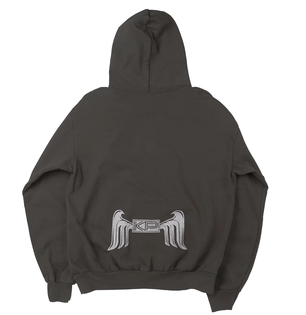 LICENSED KING PRINCESS HOODIE GREY - 69
