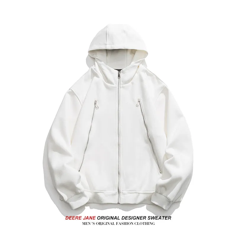 Men Cardigan Hoodie Spring Sweater Men's Loose Casual