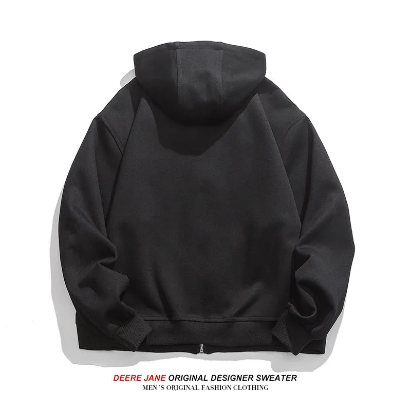 Men Cardigan Hoodie Spring Sweater Men's Loose Casual