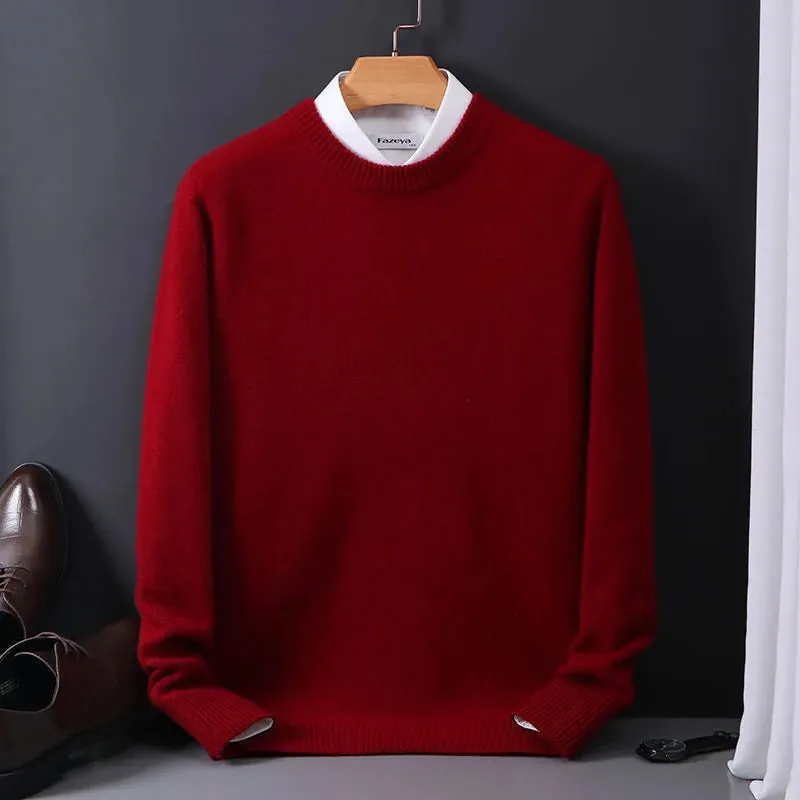 Men's Luxury Cashmere Jumper with Soft Texture | Ideal for Autumn/Winter