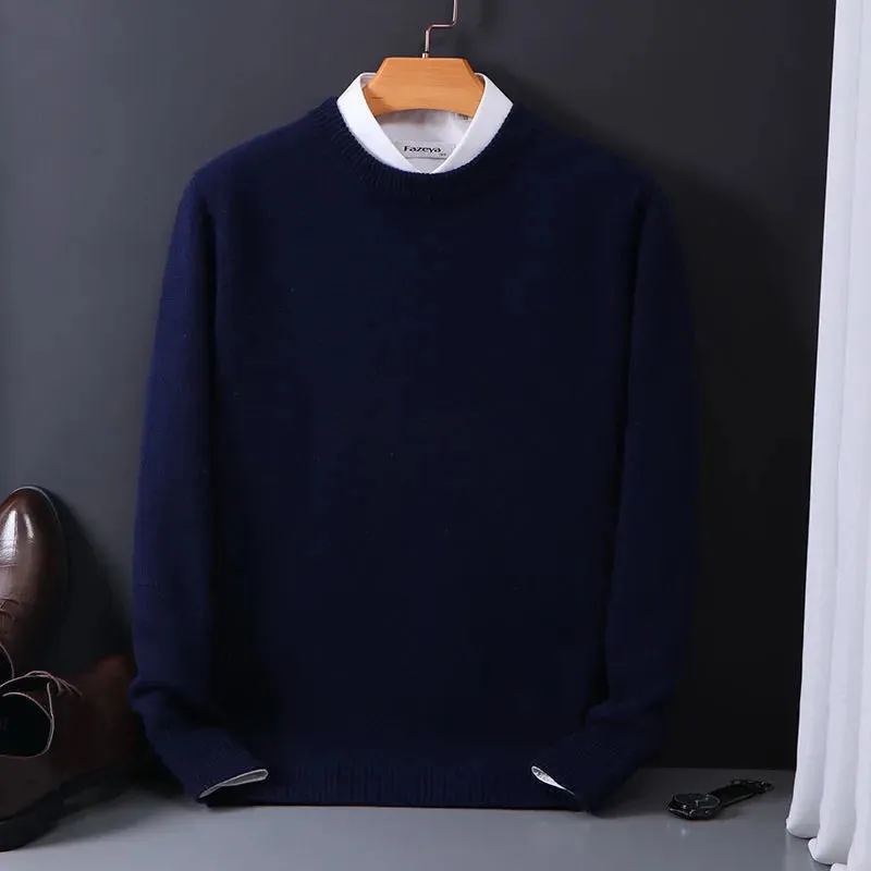 Men's Luxury Cashmere Jumper with Soft Texture | Ideal for Autumn/Winter