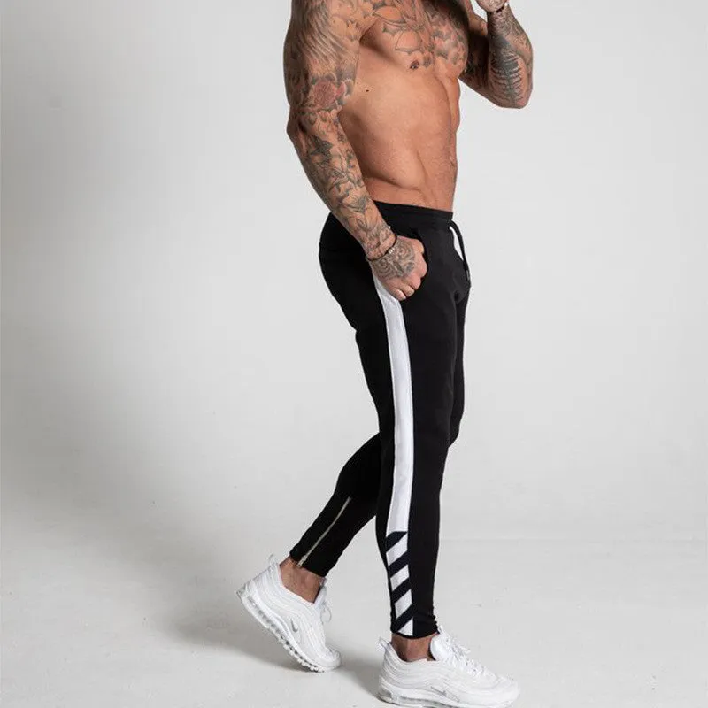 Men's Spring Casual Striped Sweatpants