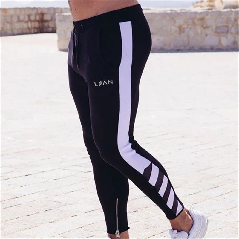 Men's Spring Casual Striped Sweatpants