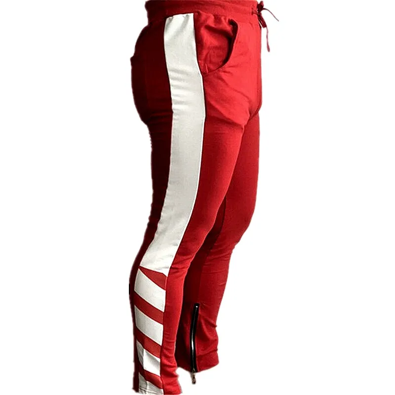 Men's Spring Casual Striped Sweatpants