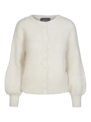 Mindy Mohair Cardigan - White