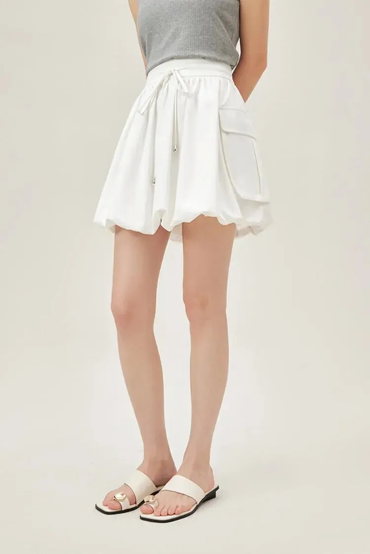 Mini Bubble Skirt with Pocket