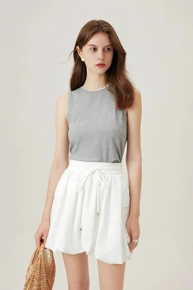 Mini Bubble Skirt with Pocket