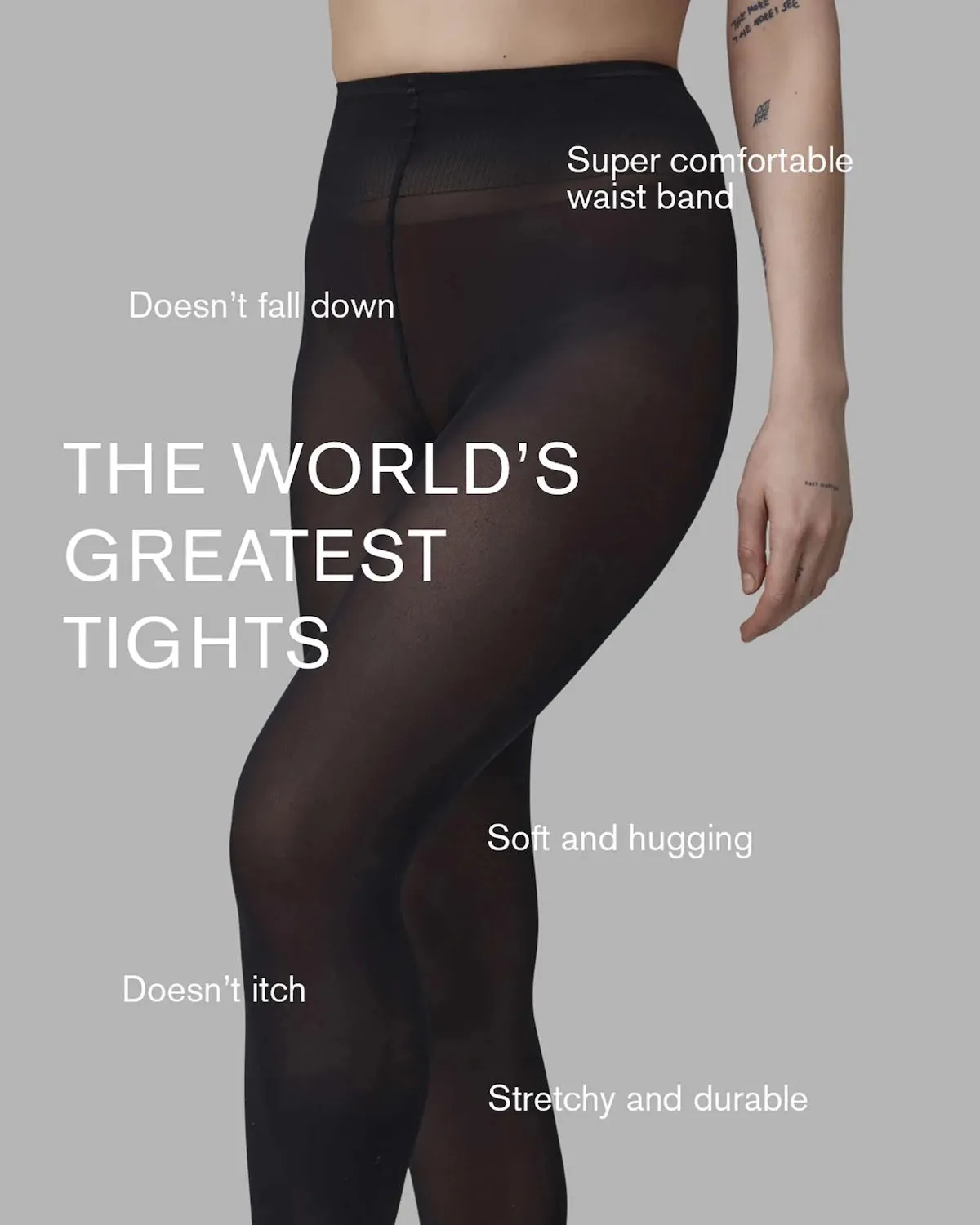 Olivia Premium Tights | 60 Denier | Dark Brown