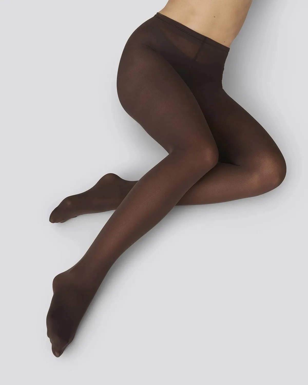 Olivia Premium Tights | 60 Denier | Dark Brown