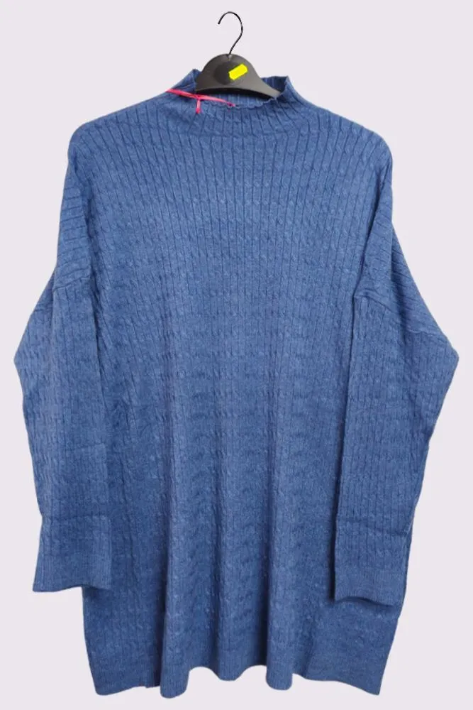 Plain Knitted Long Sleeve Soft Feel Top