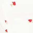 Plus Size 1950s Cream & Red Rose Floral Melissa Swing Dress