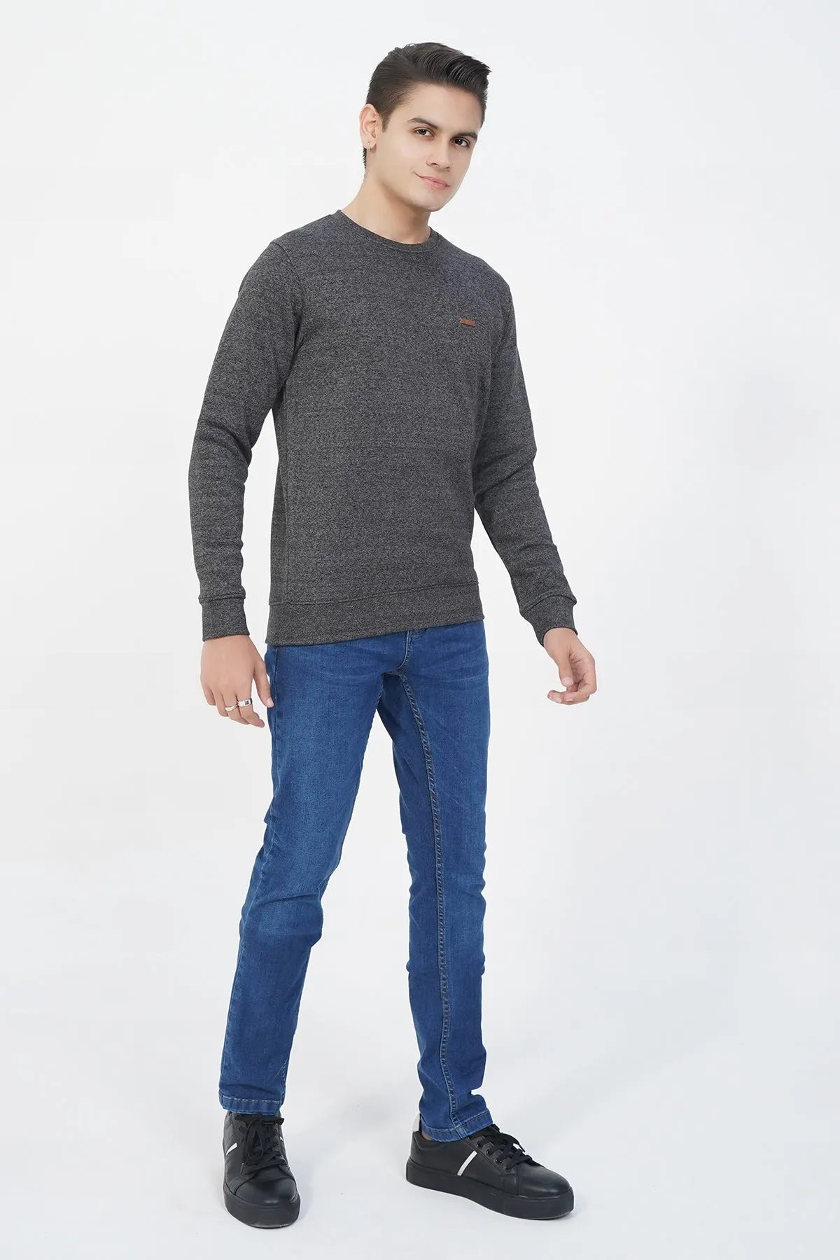 "DENVOR" Crew Neck Long Sleeves Sweatshirt