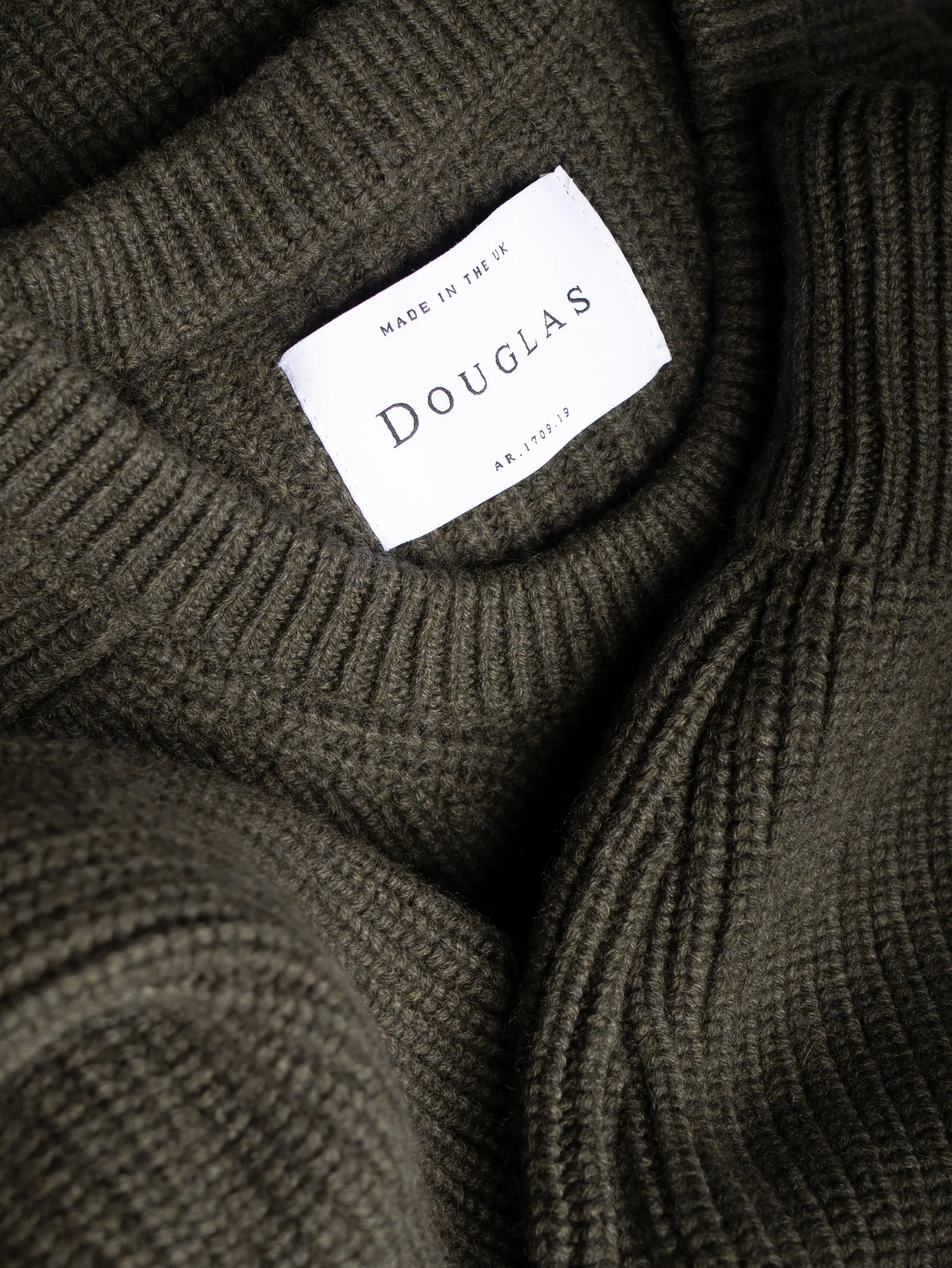 RIBBED SWEATER<br>LODEN