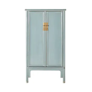 Sansha 2 Door Wardrobe Dove Grey