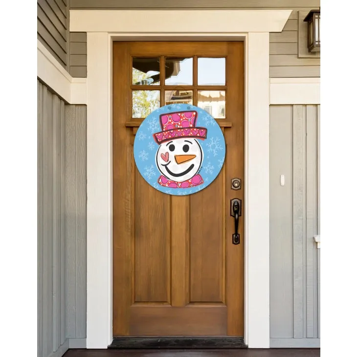 Snowman Door Hanger