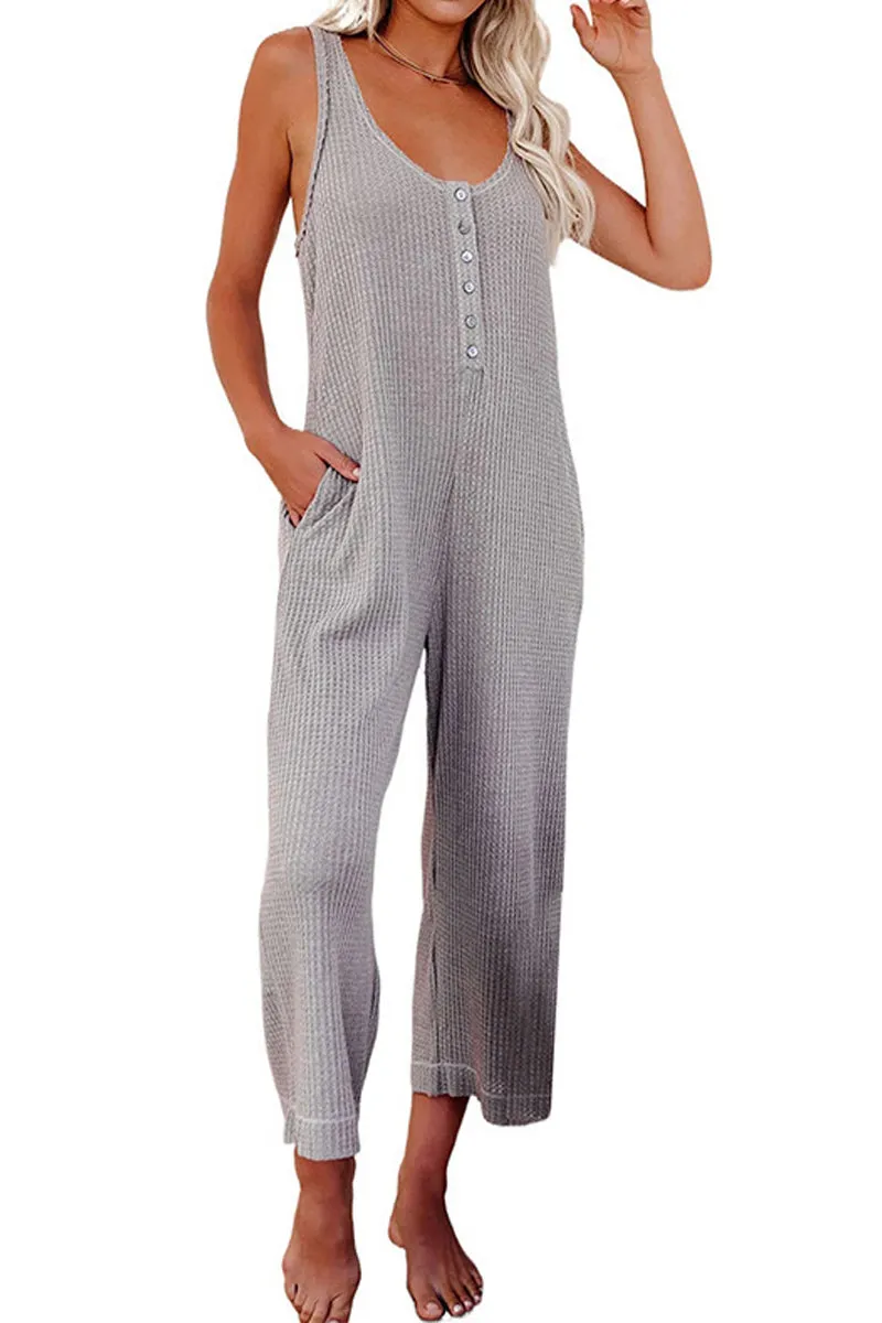 Spring Ahead Pocketed Thermal Jumpsuit