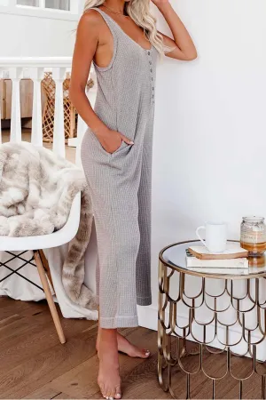 Spring Ahead Pocketed Thermal Jumpsuit