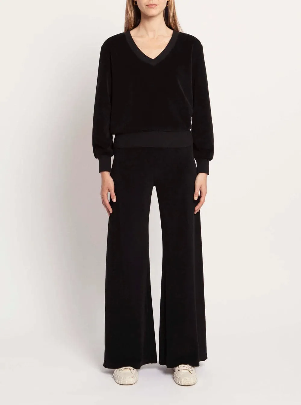 The Velour Vari V-Neck Top