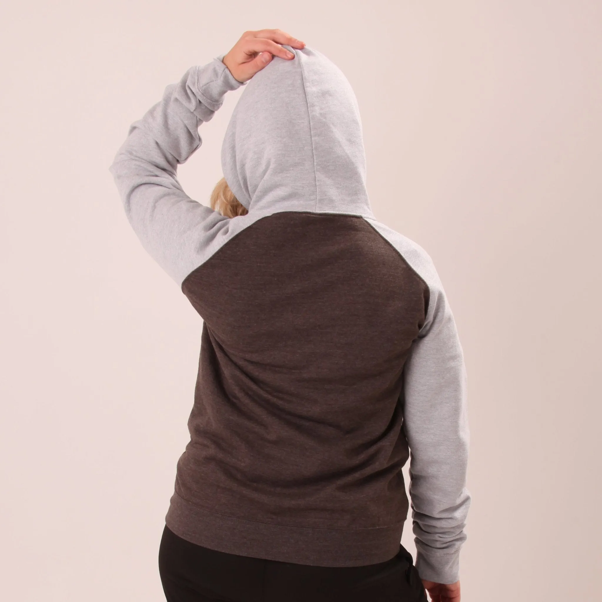 UNIFY Baseball Hoodie - Classic UNIFY Essential Womens Hoodie - UNIFY Double Grey Hoodie