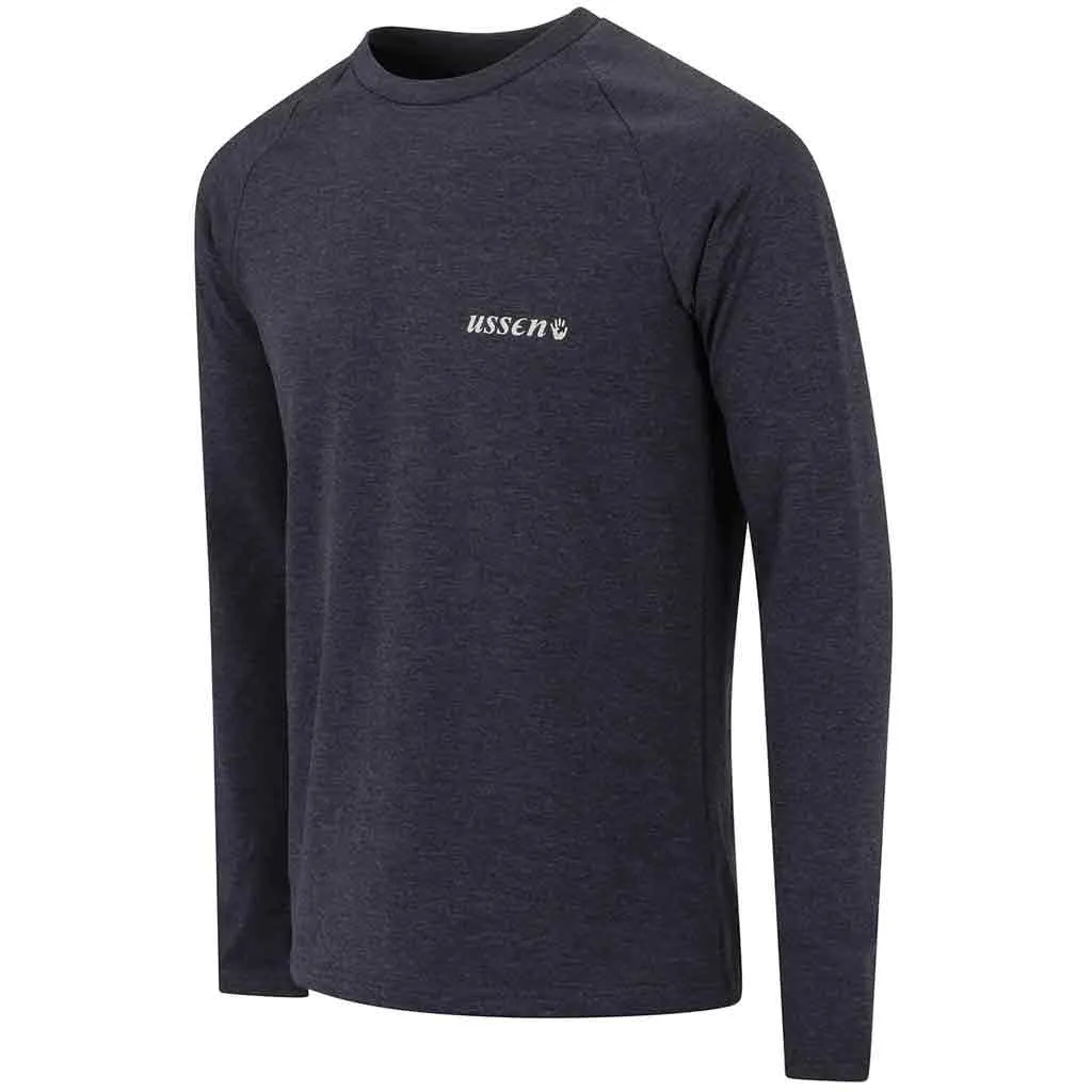 Ussen Baltic Crew Neck Black Thermal Shirt