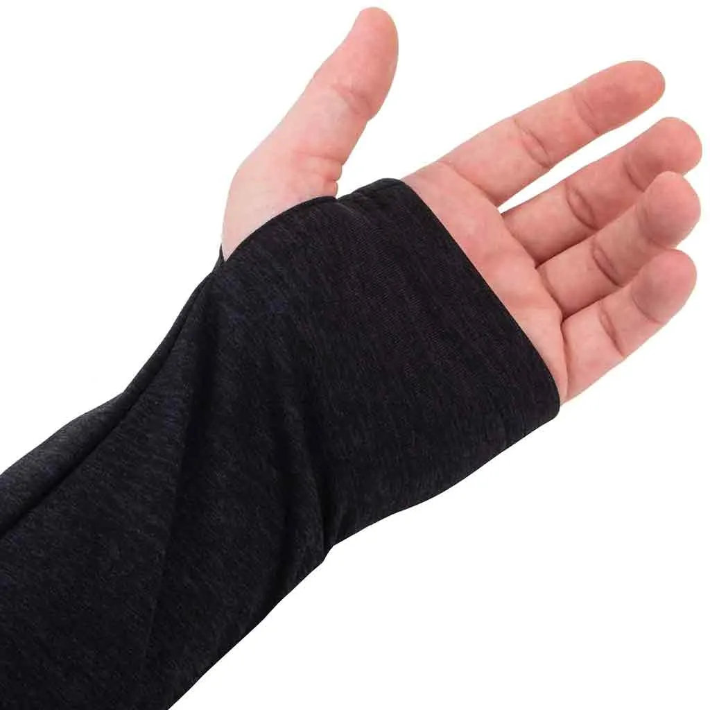 Ussen Baltic Crew Neck Black Thermal Shirt