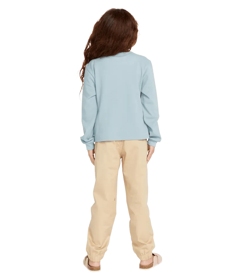 VOLCOM Girl's Thermality Long Sleeve T-Shirt Smokey Blue