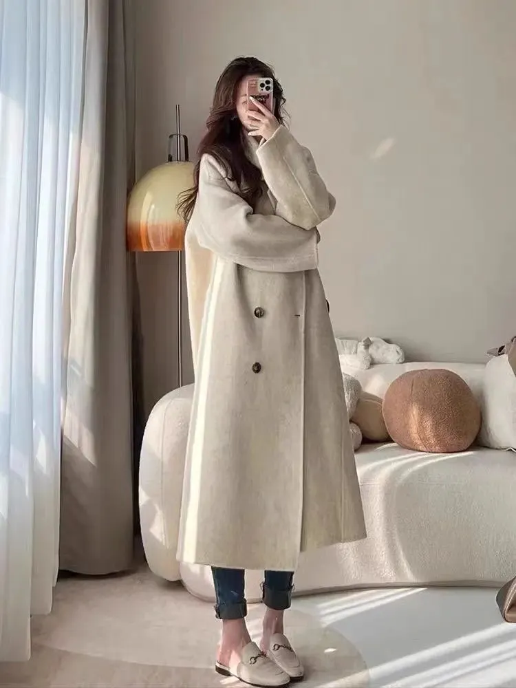 Women - Winter Coat - Wool - Stylish Warmth for Cold Weather