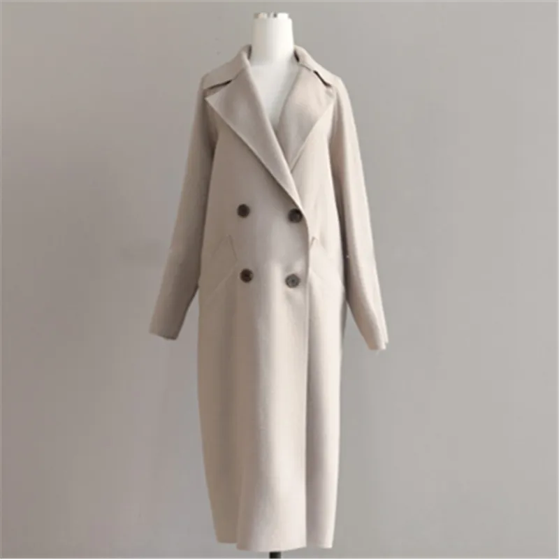 Women - Winter Coat - Wool - Stylish Warmth for Cold Weather