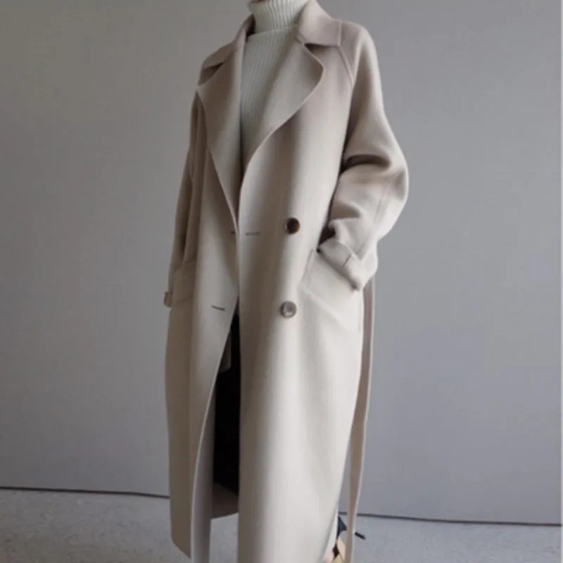 Women - Winter Coat - Wool - Stylish Warmth for Cold Weather