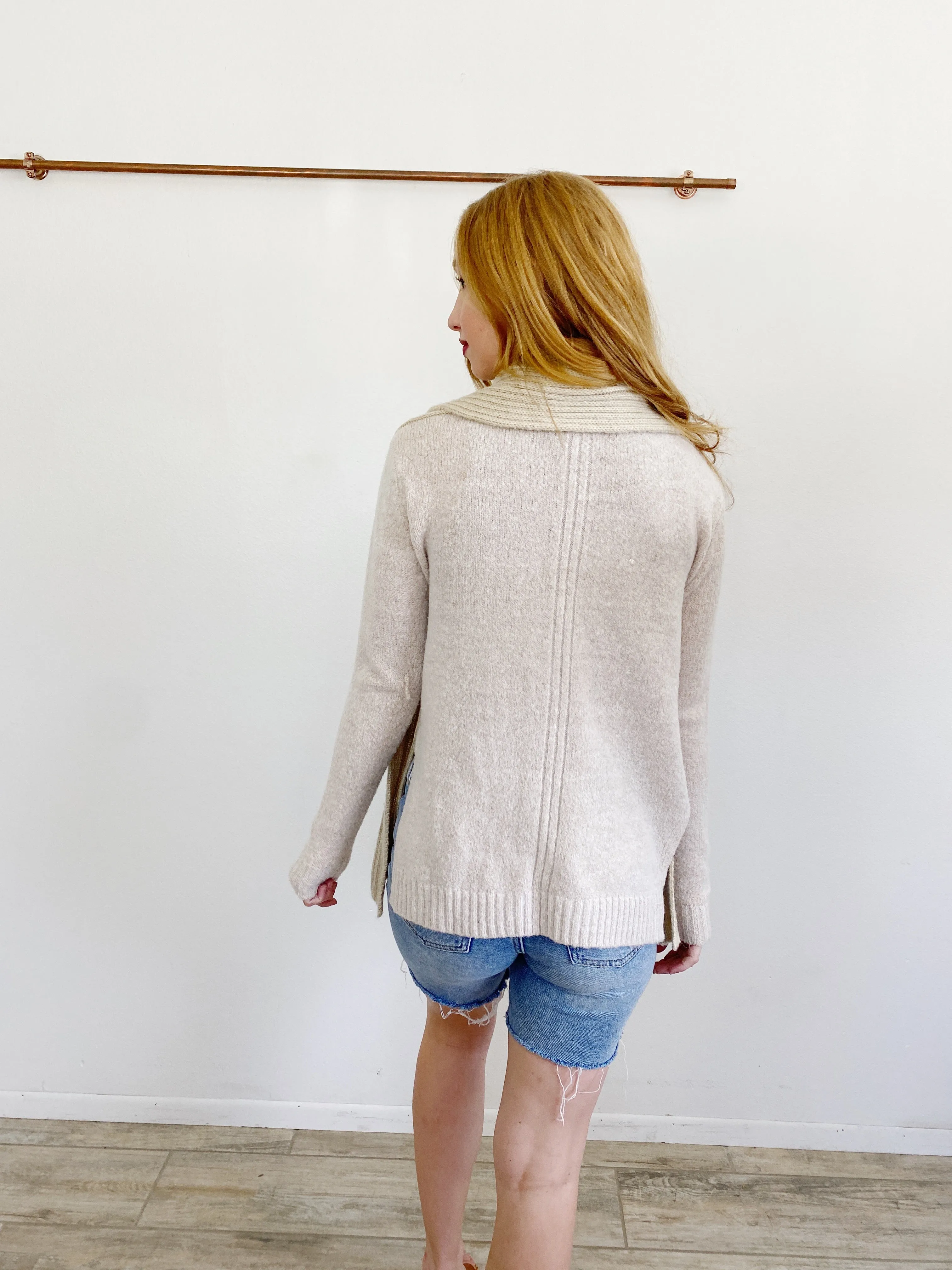 Ya Los Angelas Knit Cardigan Sweater