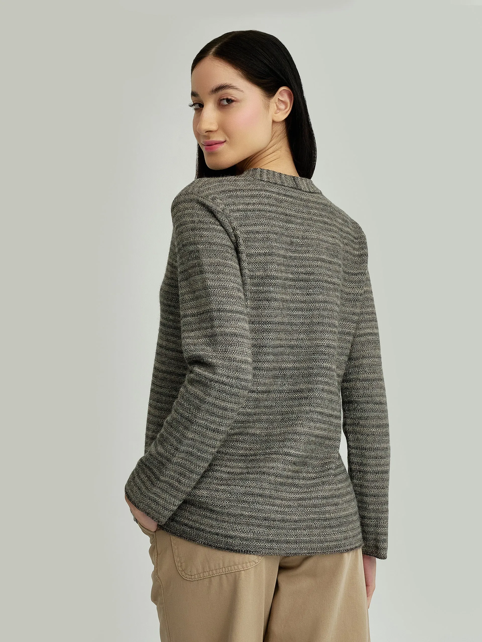 Yudith Cardigan Baby Alpaca Color Beige