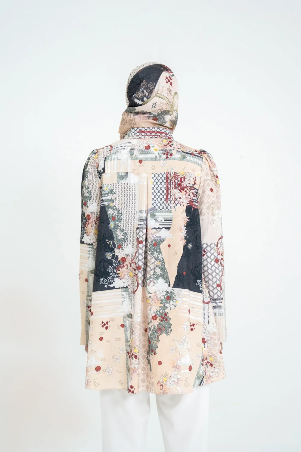 Zeya Shirt & Scarf Set Clay Play